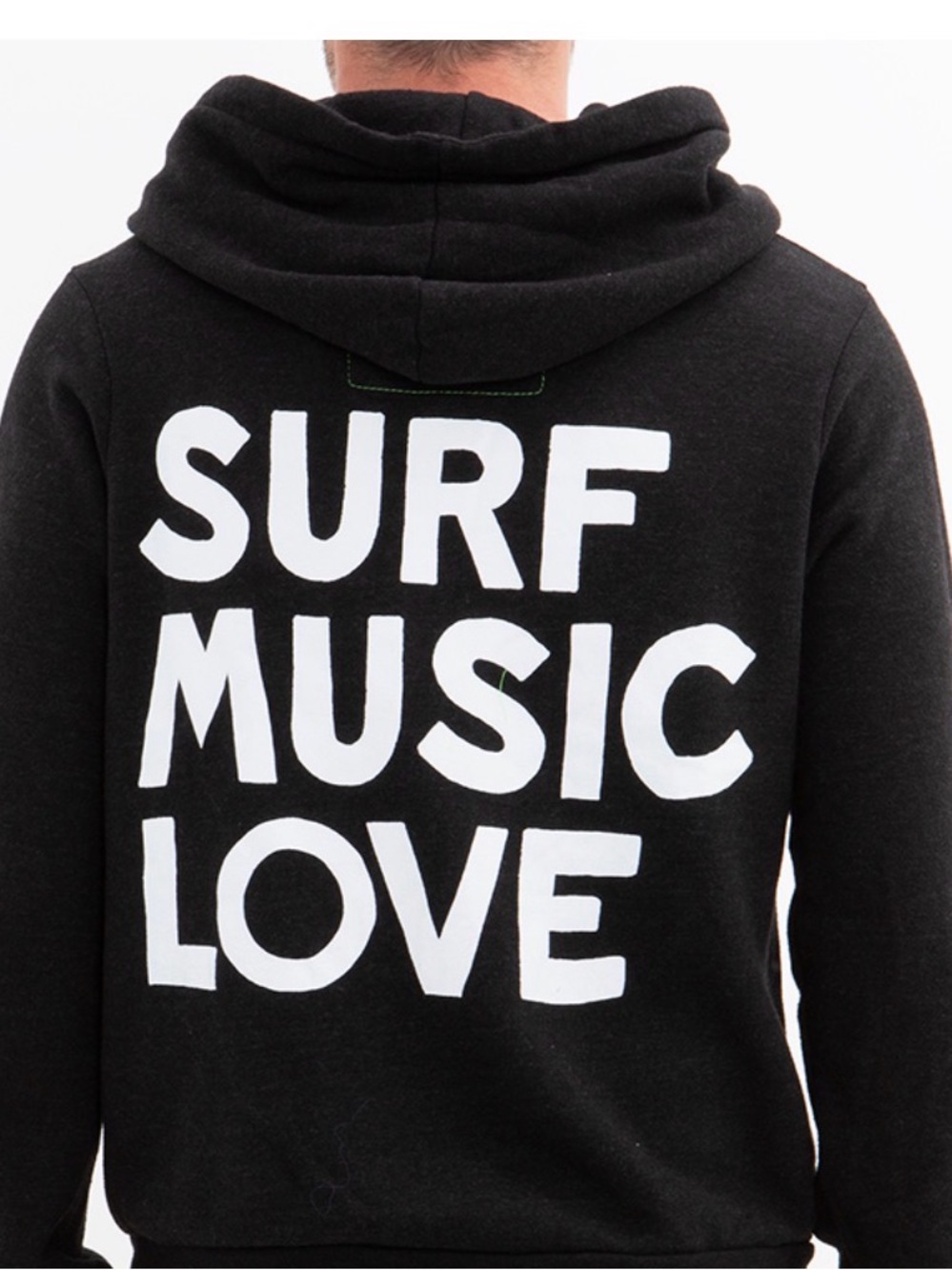 Aviator Nation surf music love zip up hoodie